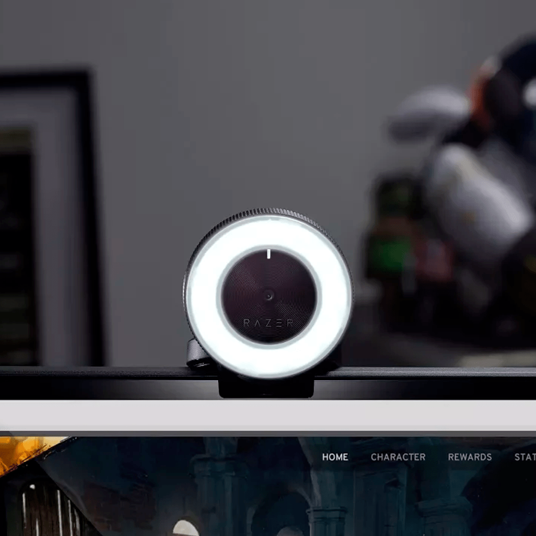 Camara Web Razer Kiyo c/Luces Led Ring Full HD 1080p USB