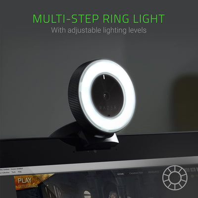 Camara Web Razer Kiyo c/Luces Led Ring Full HD 1080p USB