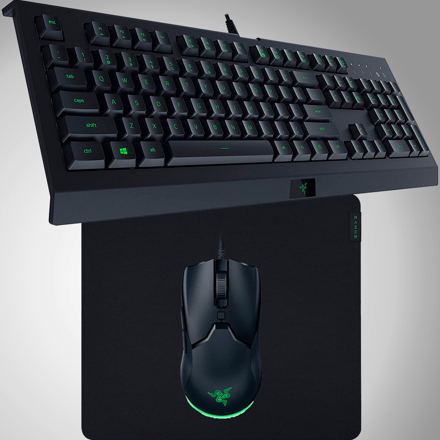 Kit Razer Level Up Bundle Teclado Cynosa Lite + Mouse Viper MIni + Gigantus V2(P163B)