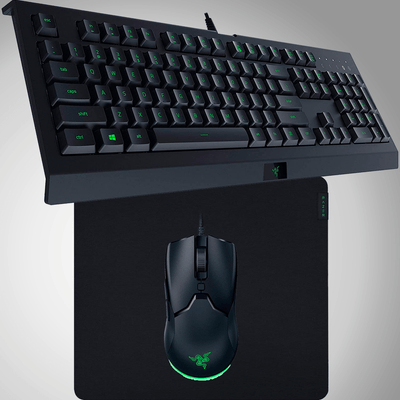 Kit Razer Level Up Bundle Teclado Cynosa Lite + Mouse Viper MIni + Gigantus V2(P163B)