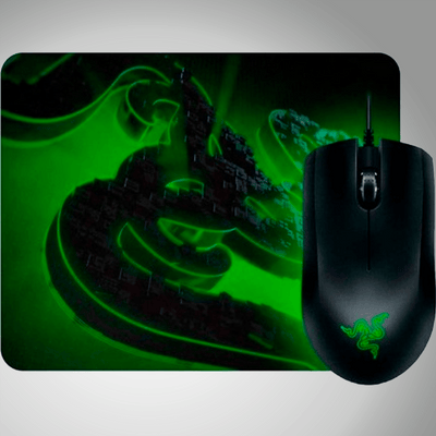 Mouse Razer Abyssus Lite + Mousepad Goliathus Mobile Constructor - Achorao