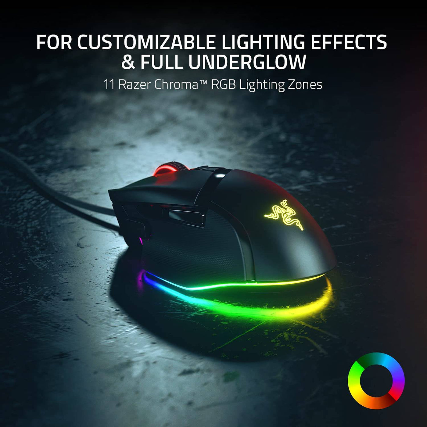 Mouse Razer Basilisk V3 26K DPI FOCUS+ Hyperscroll RGB Black