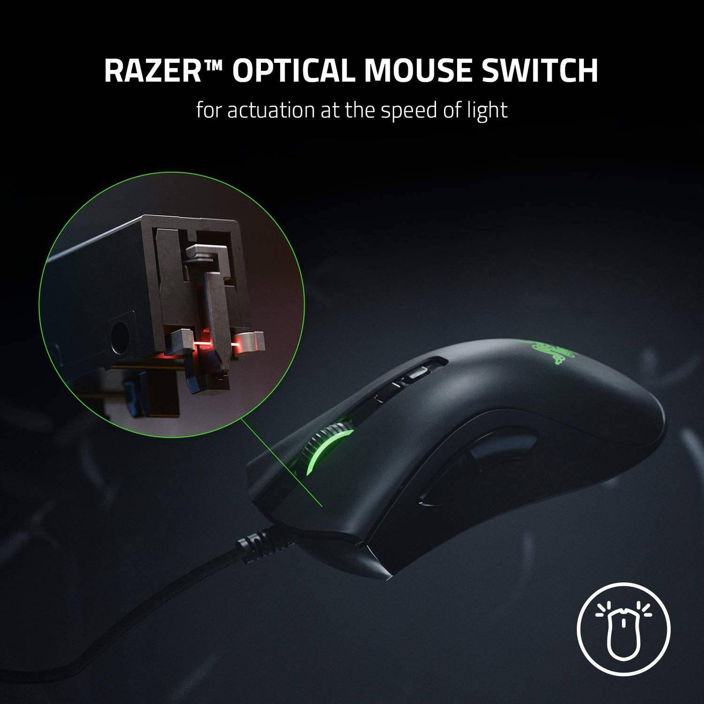 Mouse Razer Deathadder V2 20k DPI Focus +  Optical Switch