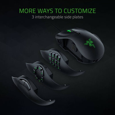 Mouse Razer Naga Trinity 16K DPI MMO MOBA Chroma Lateral Custom