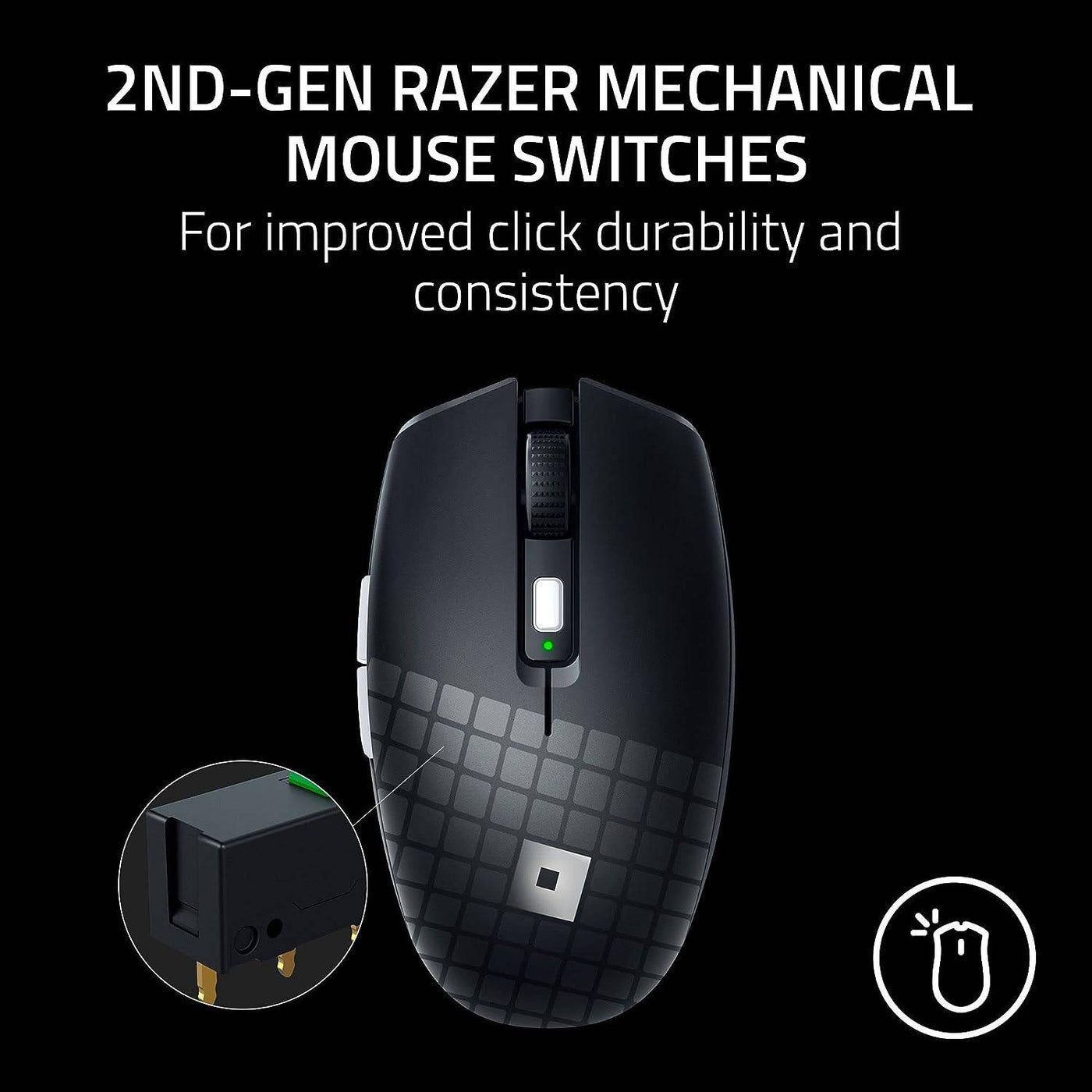 Mouse Razer Orochi V2 Roblox ED. Inalambrico 18000 DPI 2.4GHZ/Bluetooth