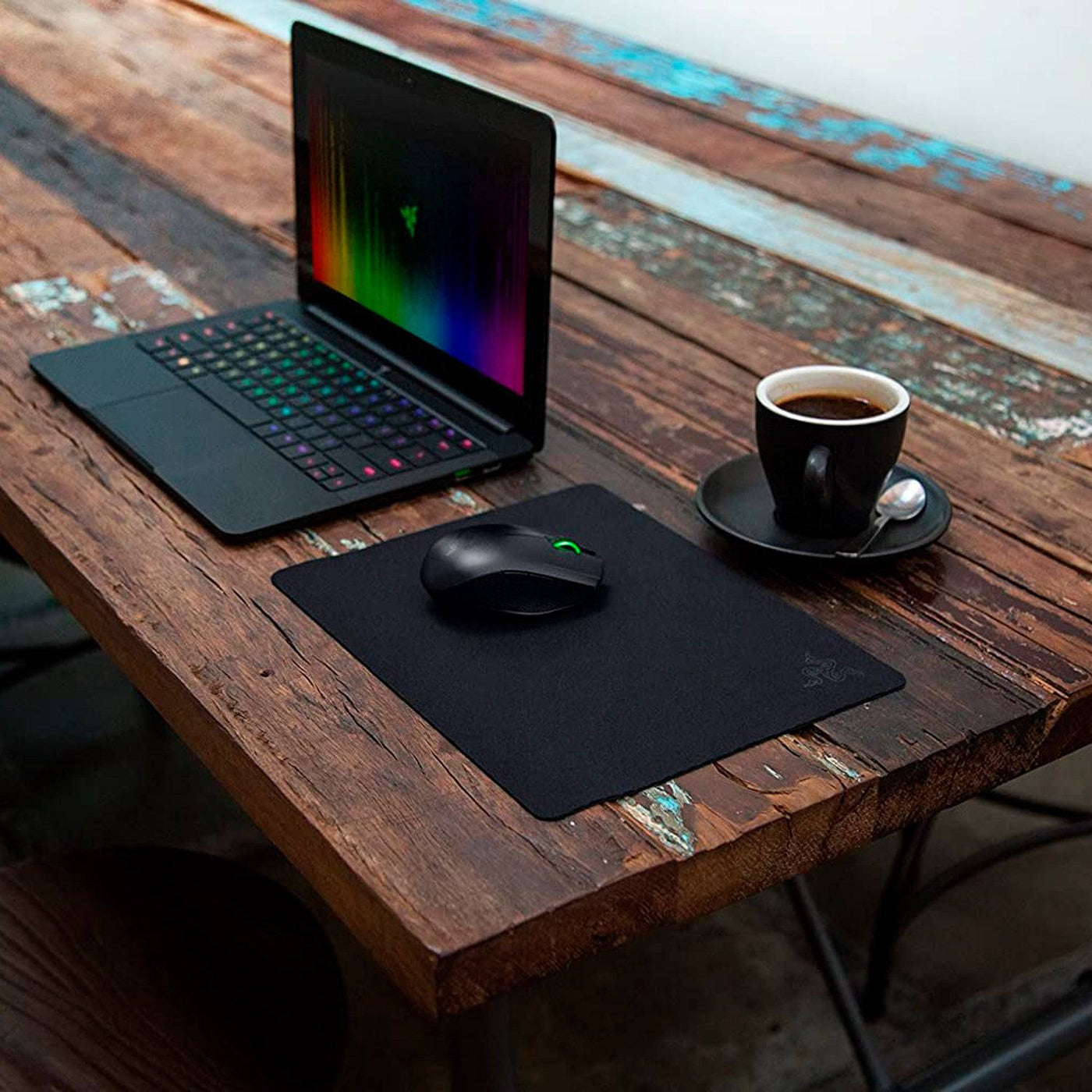 Mousepad Goliathus Mobile Stealth Ultrafino Portable Negro