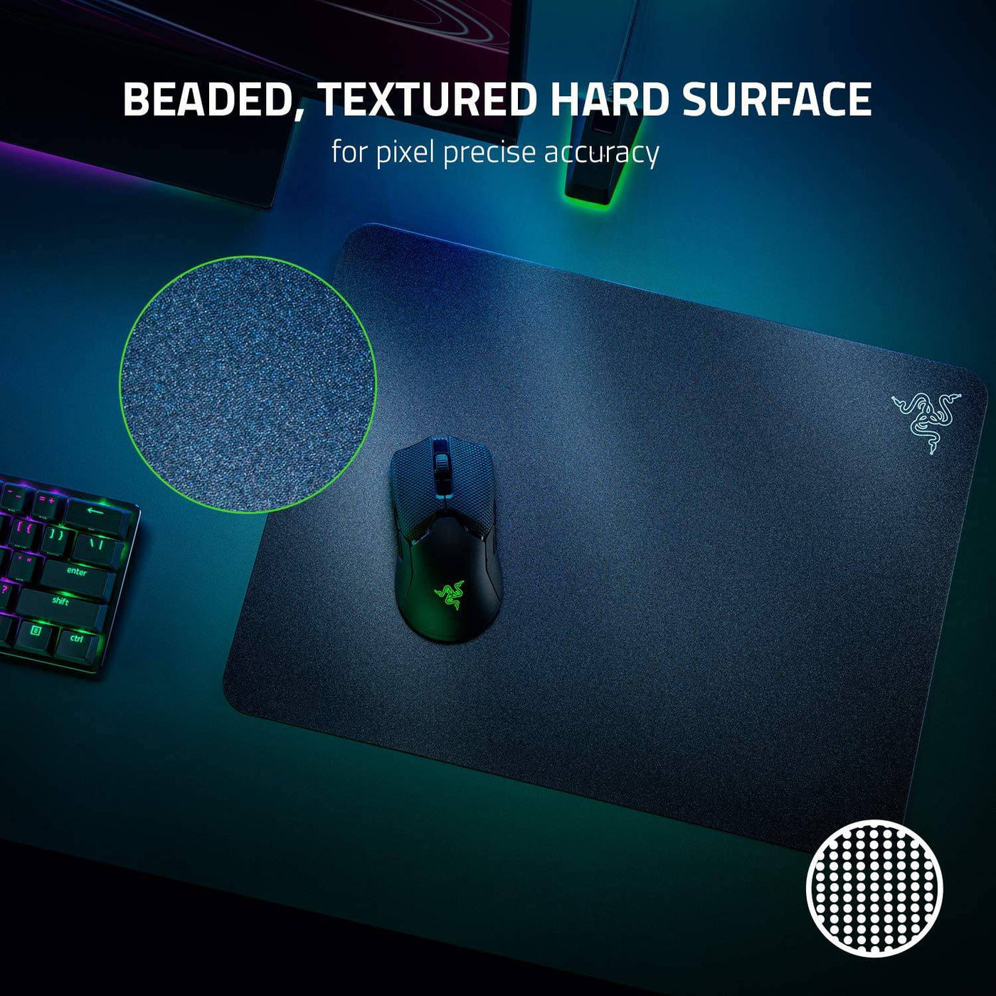 Mousepad Razer Acari Largo Rídigo Ultra-Low Friction negro