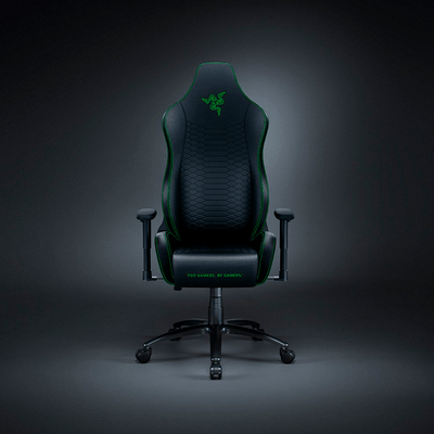 Silla Gamer Razer Iskur X Ergonómica p/ Largas Sesiones Black/Green - Achorao