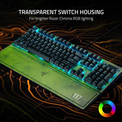 Teclado Razer Blackwidow V3 Halo Infinite Ed Mech Green Switch(P163B)