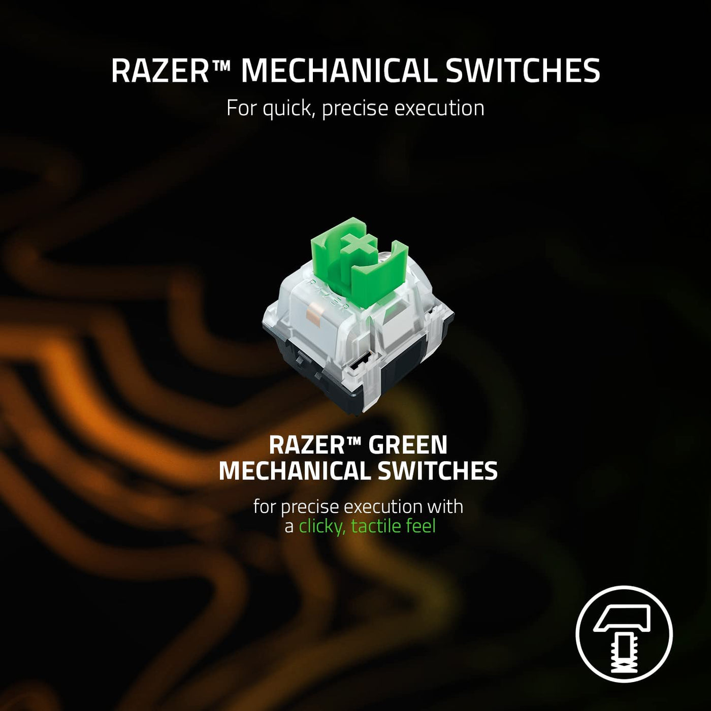 Teclado Razer Blackwidow V3 Halo Infinite Ed Mech Green Switch(P163B)