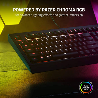 Teclado Razer Cynosa V2 Membrane Botones Media Chroma(P163B)