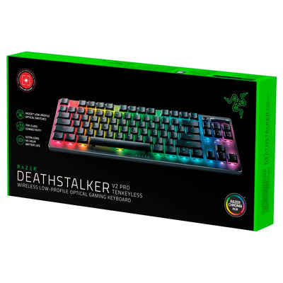 Teclado Razer Deathstalker V2 Pro TKL Wireless Switch Rojo(P163B)