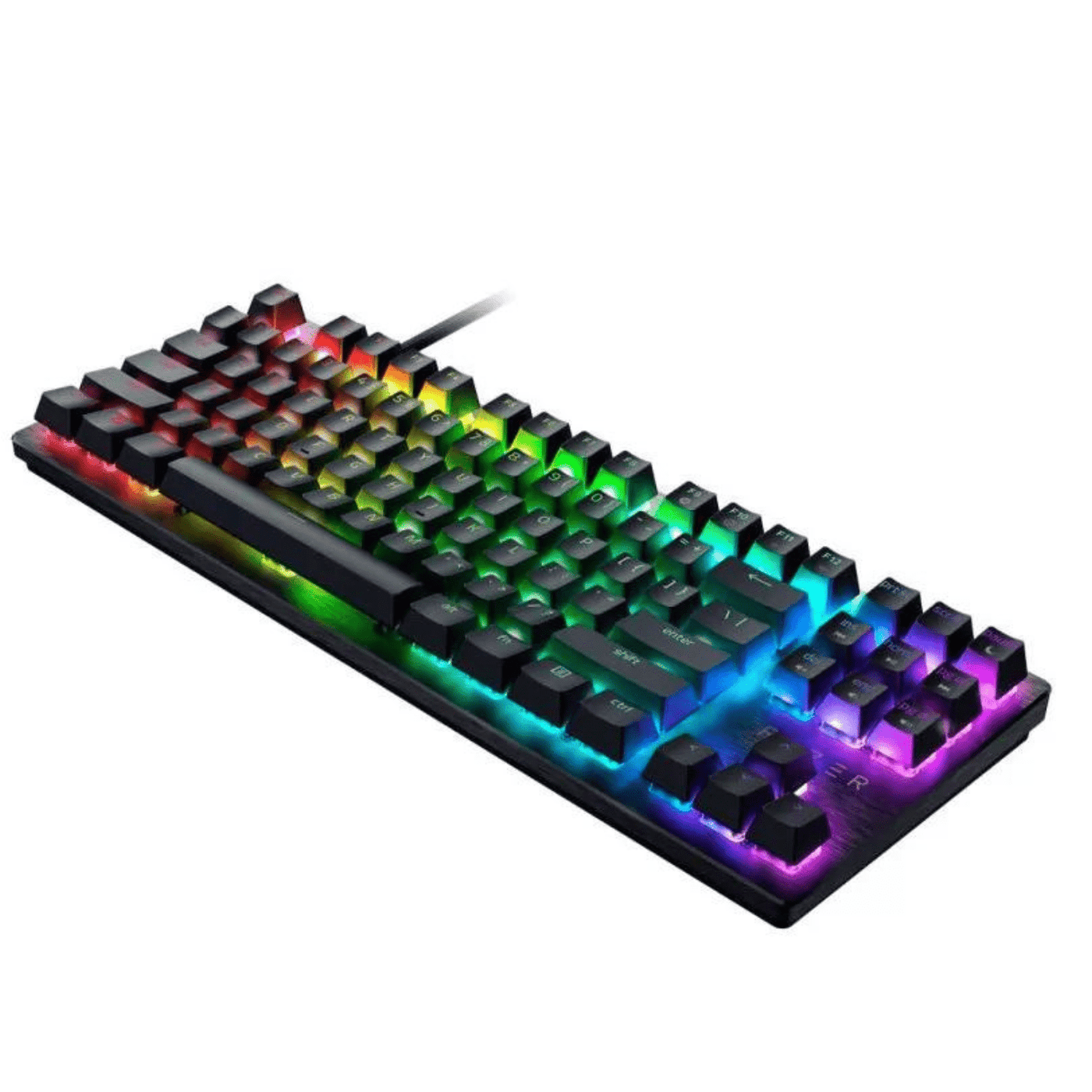 Teclado Razer Huntsman V3 X Tkl Opto Mechanical Switch Purple Español Negro - Achorao