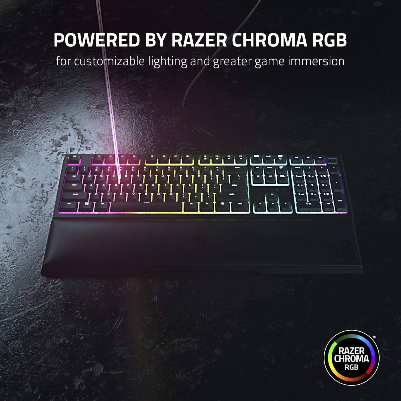 Teclado Razer Ornata V2 RGB Mecha-Membrane Chroma Black(P163B)