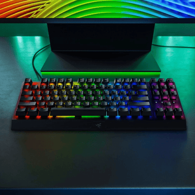 Teclado Sp  Razer Blackwidow V3 TKL RGB Mecánico Chroma green switch(P163B)