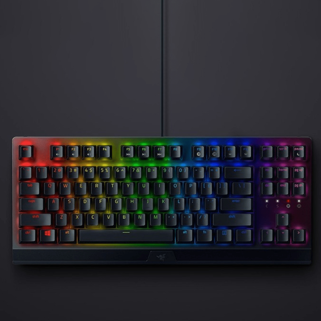 Teclado Sp  Razer Blackwidow V3 TKL RGB Mecánico Chroma green switch(P163B)