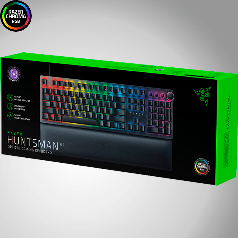 Teclado SP Razer Huntsman V2 RGB Optical Purple Switch Chroma(P163B)