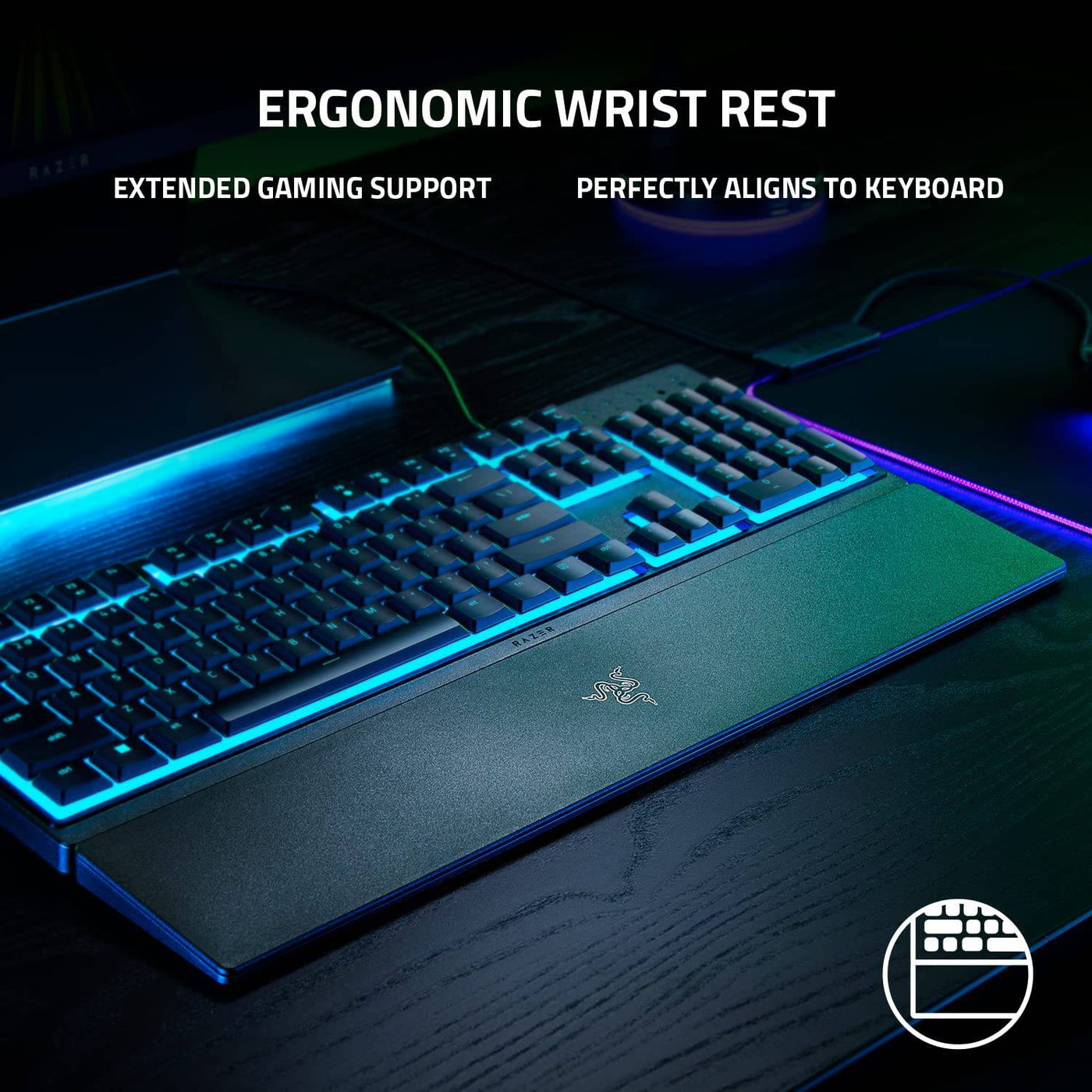 Teclado SP Razer Ornata V3 X Membrane Low Profile Chroma Rgb - Achorao