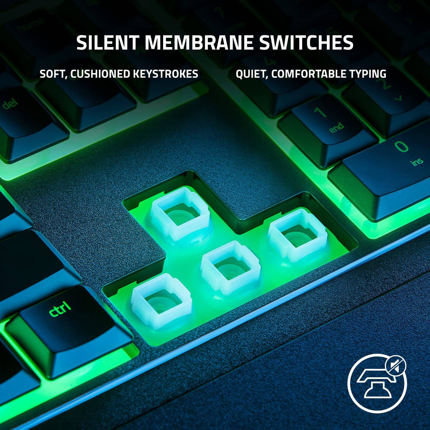 Teclado SP Razer Ornata V3 X Membrane Low Profile Chroma Rgb - Achorao