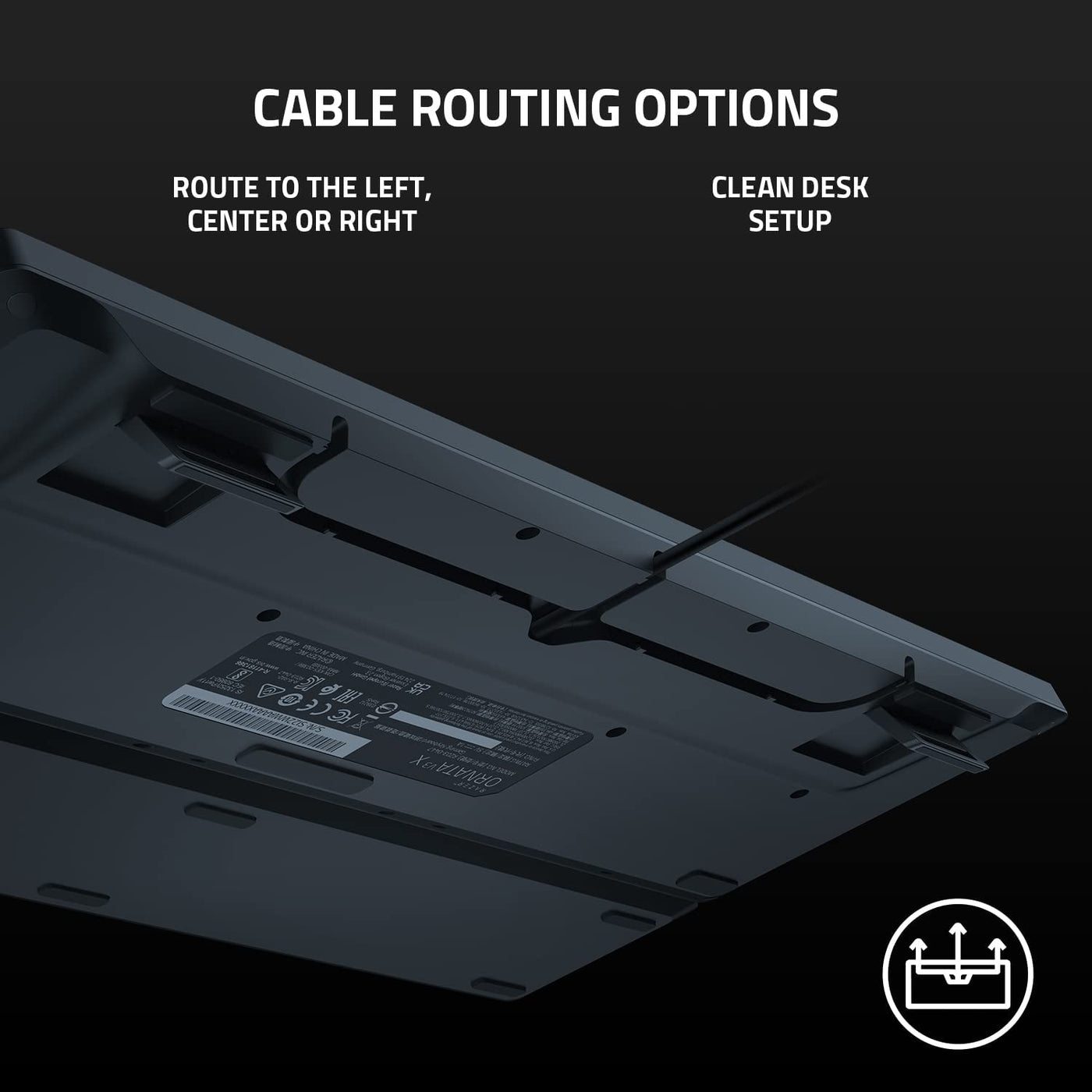 Teclado SP Razer Ornata V3 X Membrane Low Profile Chroma Rgb