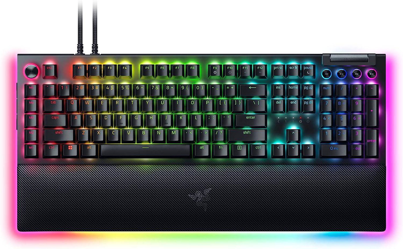 Teclado US Razer Blackwidow V4 Pro Yellow Switch Chroma