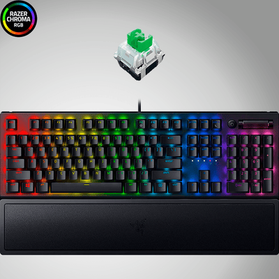 Teclado Razer Blackwidow V3 RGB Mecánico Chroma Green Switch(P163B)