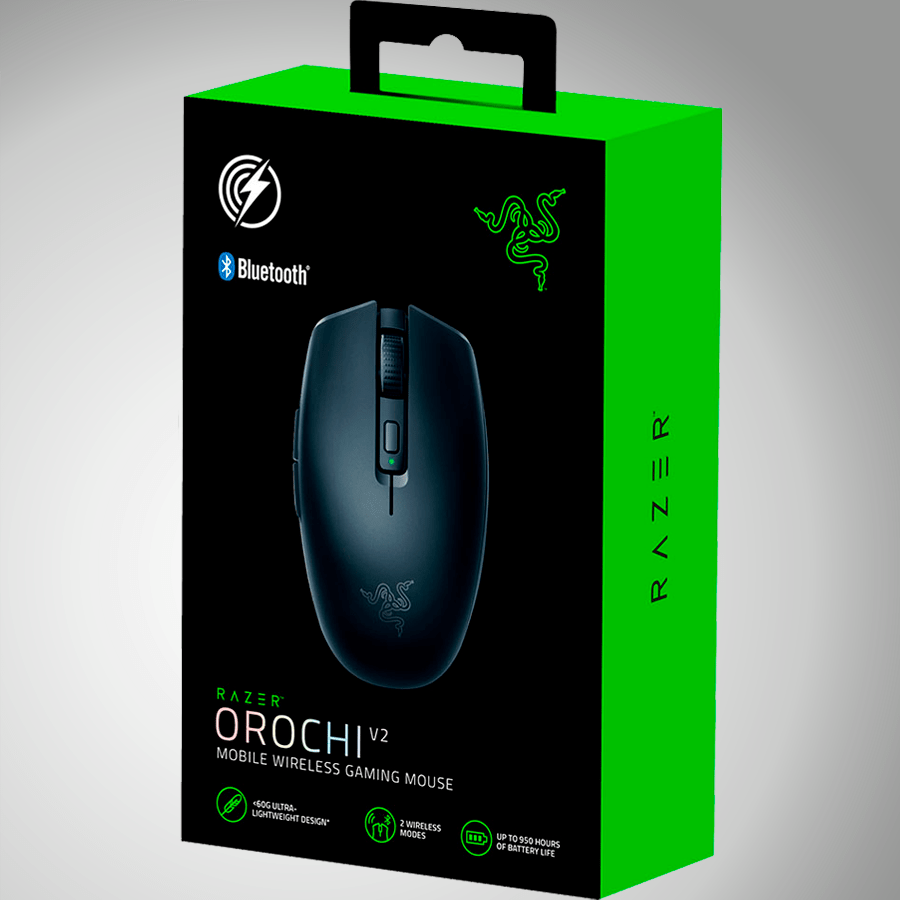 Mouse Razer Orochi V2 Inalámbrico Hyperspeed 18K DPI 2.4Ghz