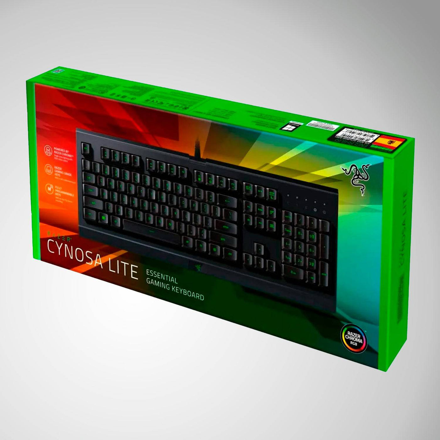 Teclado Razer Cynosa Lite Essential Resistente Derrames(P163B)