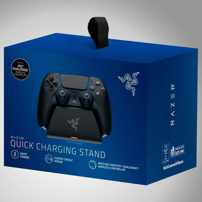 Cargador Razer Quick Charging Stand p/ Control Ps5 10w(P163B) - Achorao