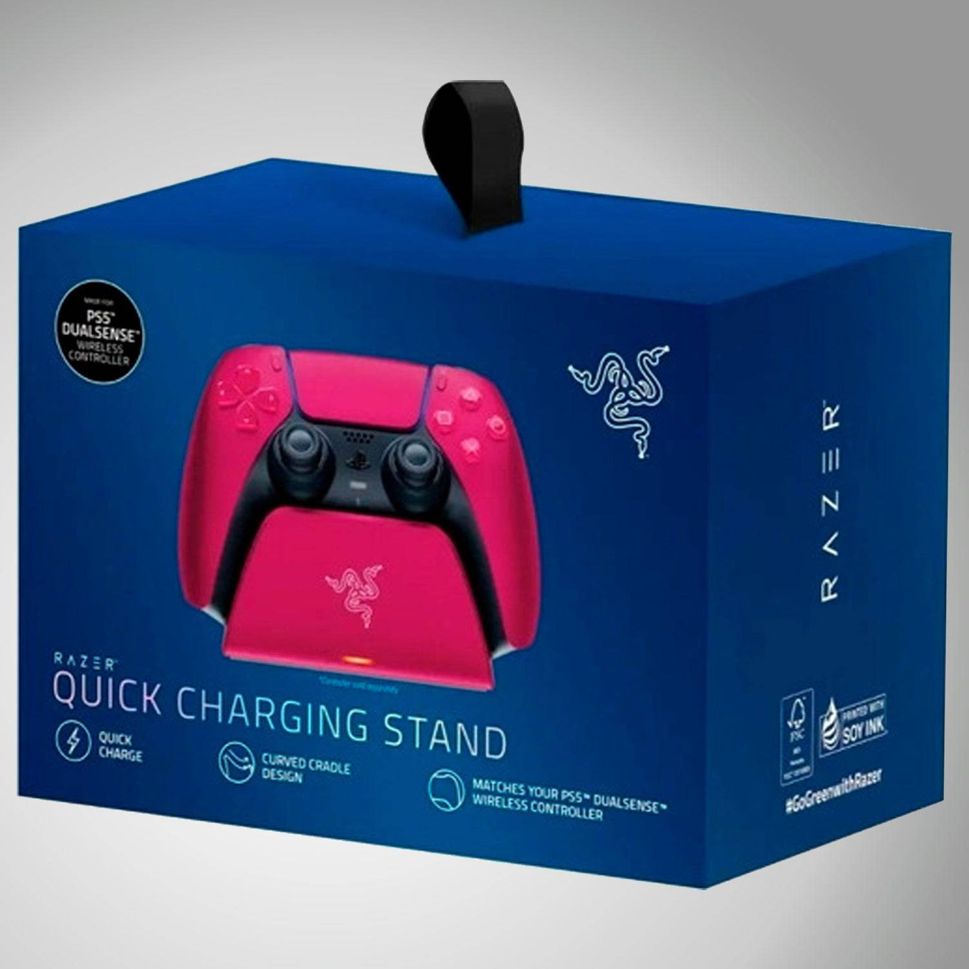 Cargador Razer Quick Charging Stand p/ Control Ps5 10w(P163B) - Achorao