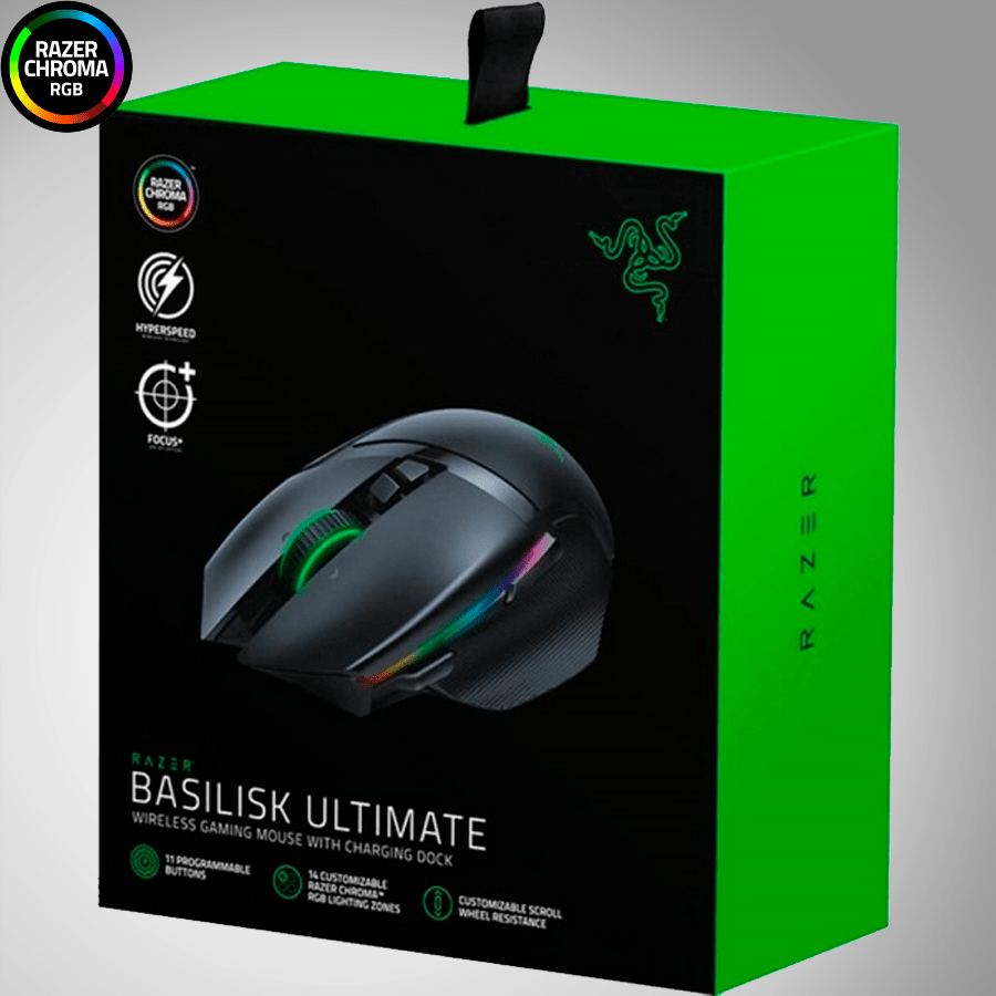 Mouse Razer Basilisk Ultimate Wireless Hyperspeed Rgb C/dock