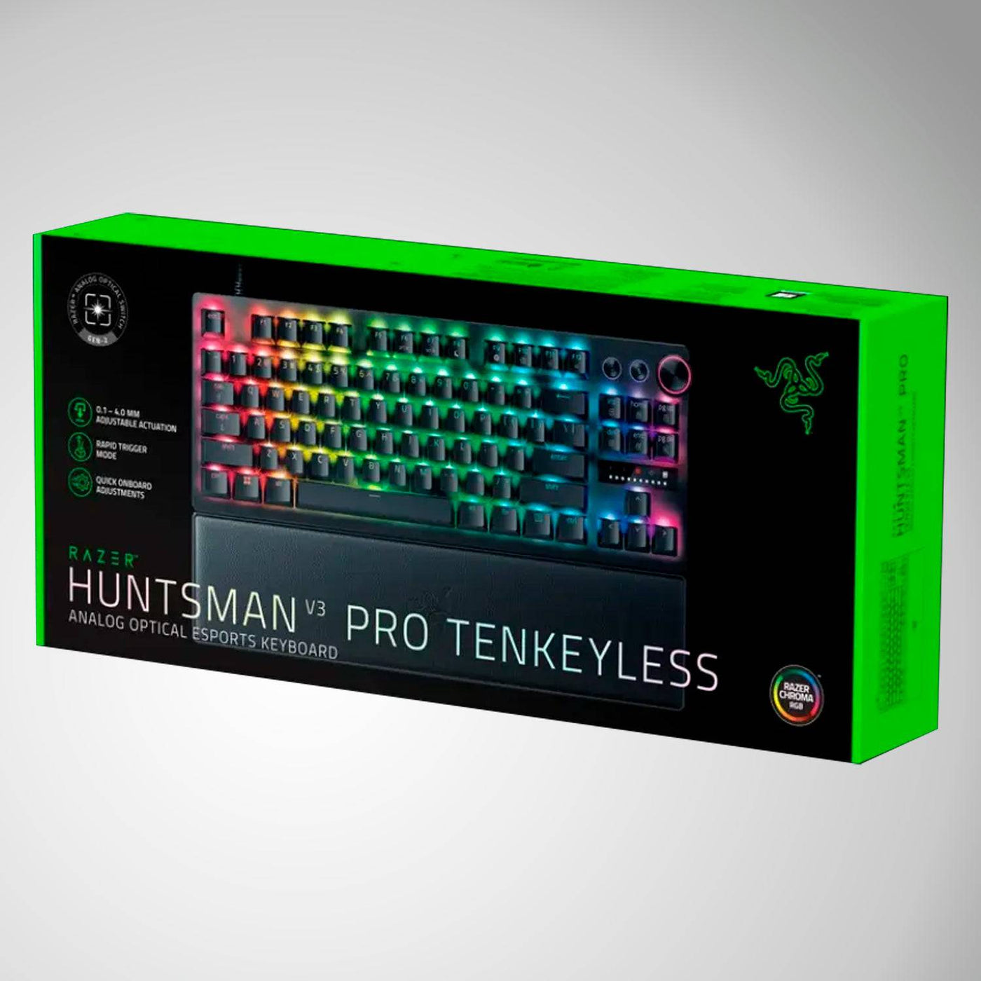 Teclado Razer Huntsman V3 PRO TKL Analog Switch Optical US Chroma Black