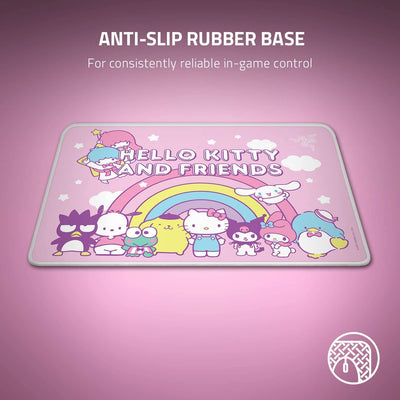 Mouse Deathadder Essential + Pad Goliathus Rosa Pack Edición Hello Kitty - Achorao