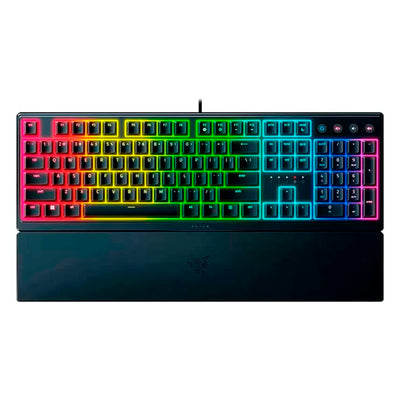 Teclado RAZER ORNATA V3 MECHA-Membrana LOW PROFILE 10 ZONAS SP CHROMA NEGRO