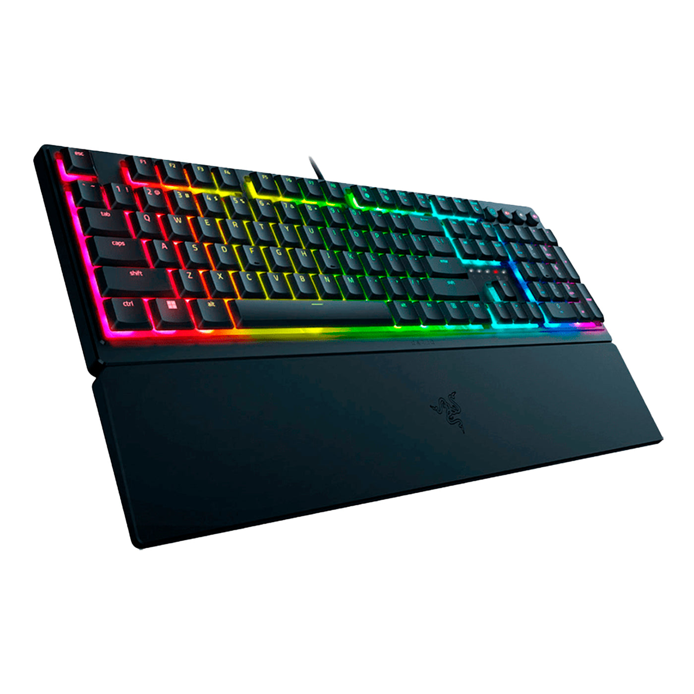 Teclado RAZER ORNATA V3 MECHA-Membrana LOW PROFILE 10 ZONAS SP CHROMA NEGRO