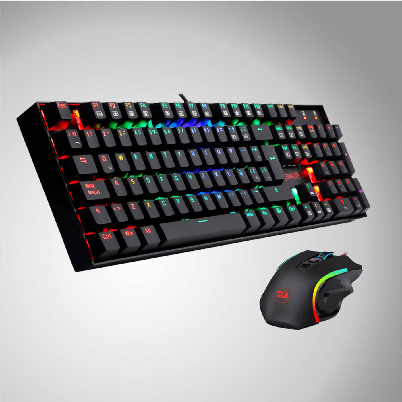 COMBO REDRAGON MITRA+GRIFFIN K551RGB-BA | TECLADO + MOUSE