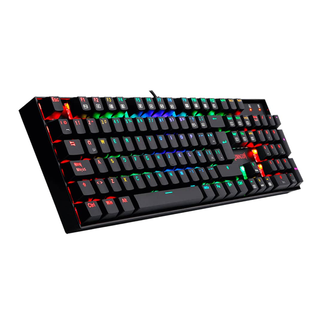 Teclado mecánico Redragon MITRA K551 RGB spanish red switch - Achorao