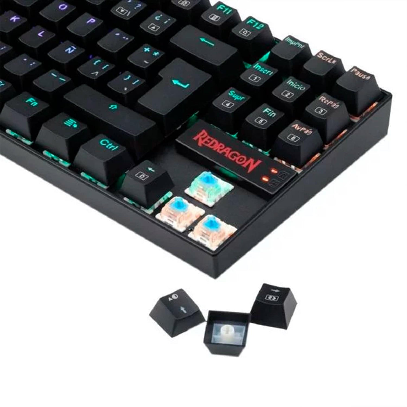 Teclado mecánico Redragon KUMARA K552 TKL RGB, Español - Achorao