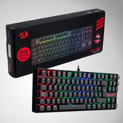 Teclado mecánico Redragon KUMARA K552 TKL RGB, Español - Achorao