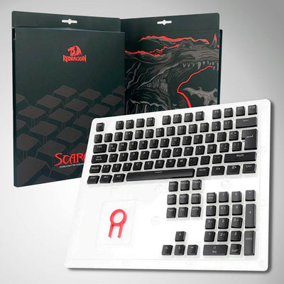 Keycaps Gamer SCARAB Redragon Español A130B-SP - Achorao