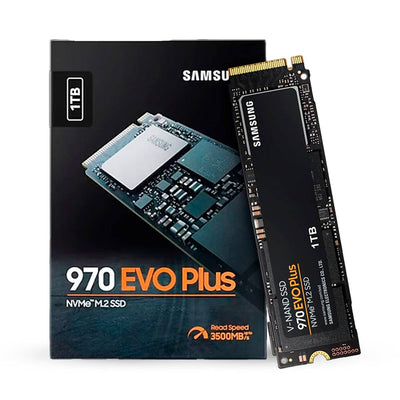 Unidad de estado solido Samsung 970 EVO Plus Series, 1 TB, M.2, PCIe 3.0 x4, NVMe 1.3