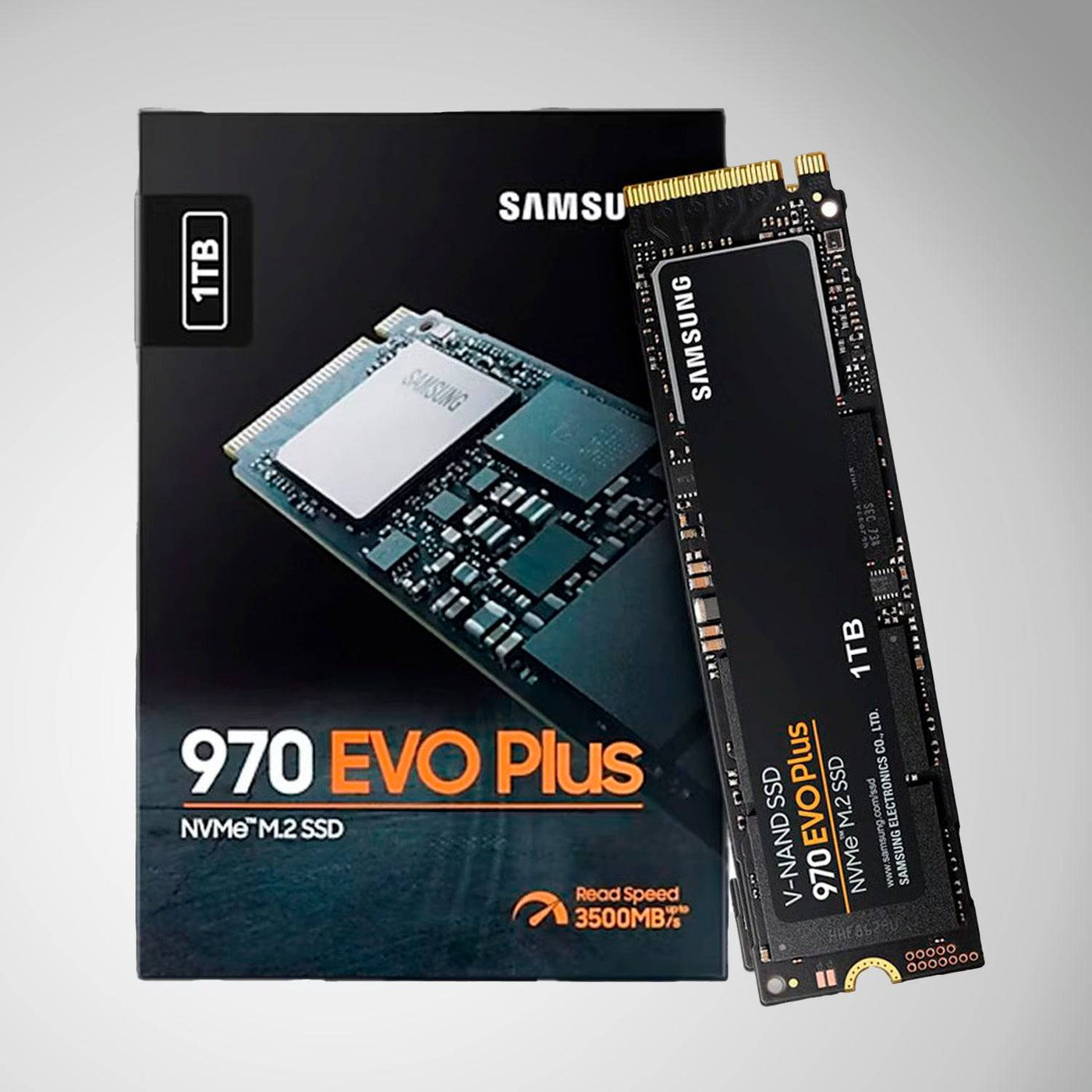 Unidad de estado solido Samsung 970 EVO Plus Series, 1 TB, M.2, PCIe 3.0 x4, NVMe 1.3