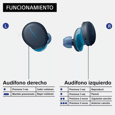 Audífonos Sony WF-XB700 True Wireless con Extra Bass