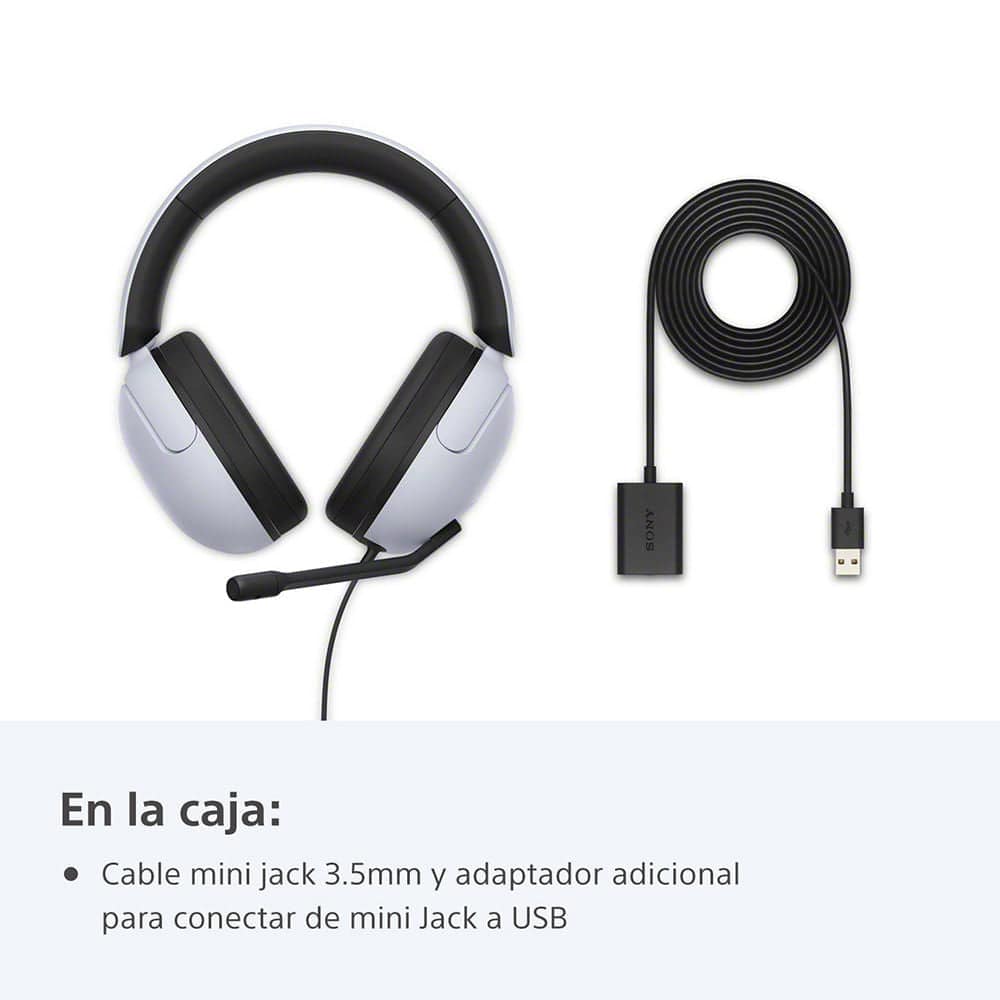 Audífonos SONY con cable y micrófono INZONE H3 para juegos (MDR-G300/WZ UC)