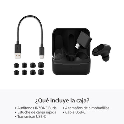 Audífonos SONY “True Wireless” inalámbricos con Noise Cancelling para juegos INZONE Buds (WF-G700N/BZ UC)