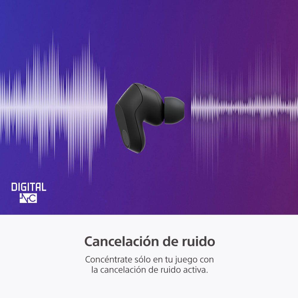 Audífonos SONY “True Wireless” inalámbricos con Noise Cancelling para juegos INZONE Buds (WF-G700N/BZ UC)