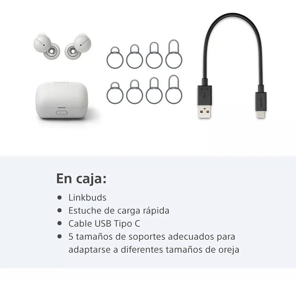 Audífonos Sony WF-L900 inalambricos de anillo abierto LinkBuds