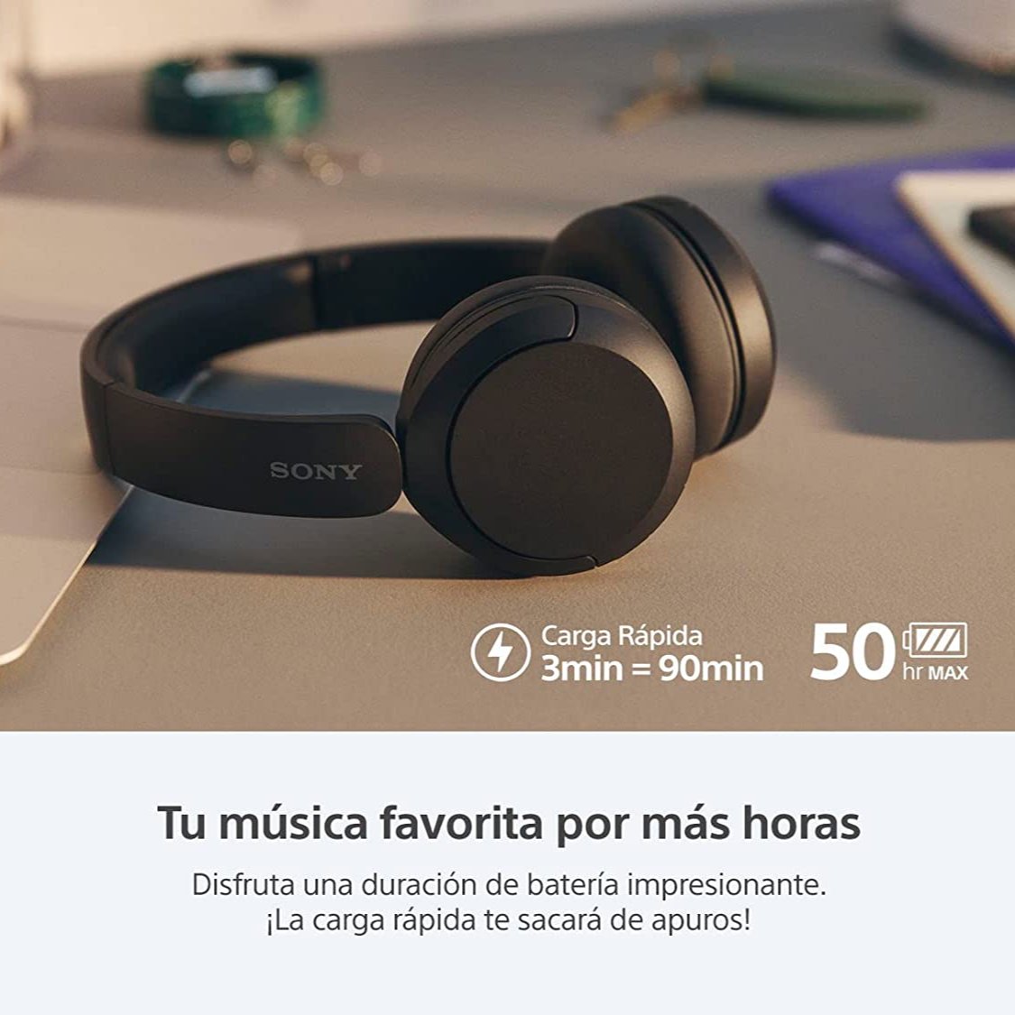 Audifonos Inalambricos Sony WH-CH520 Mic 50H