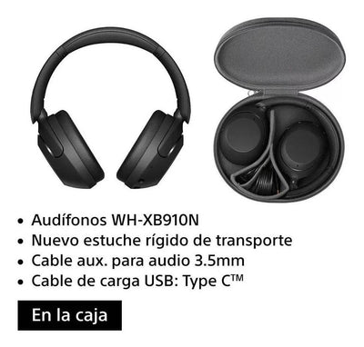 Audífonos Sony WH-XB910N Inalámbricos Con Noise Cancelling