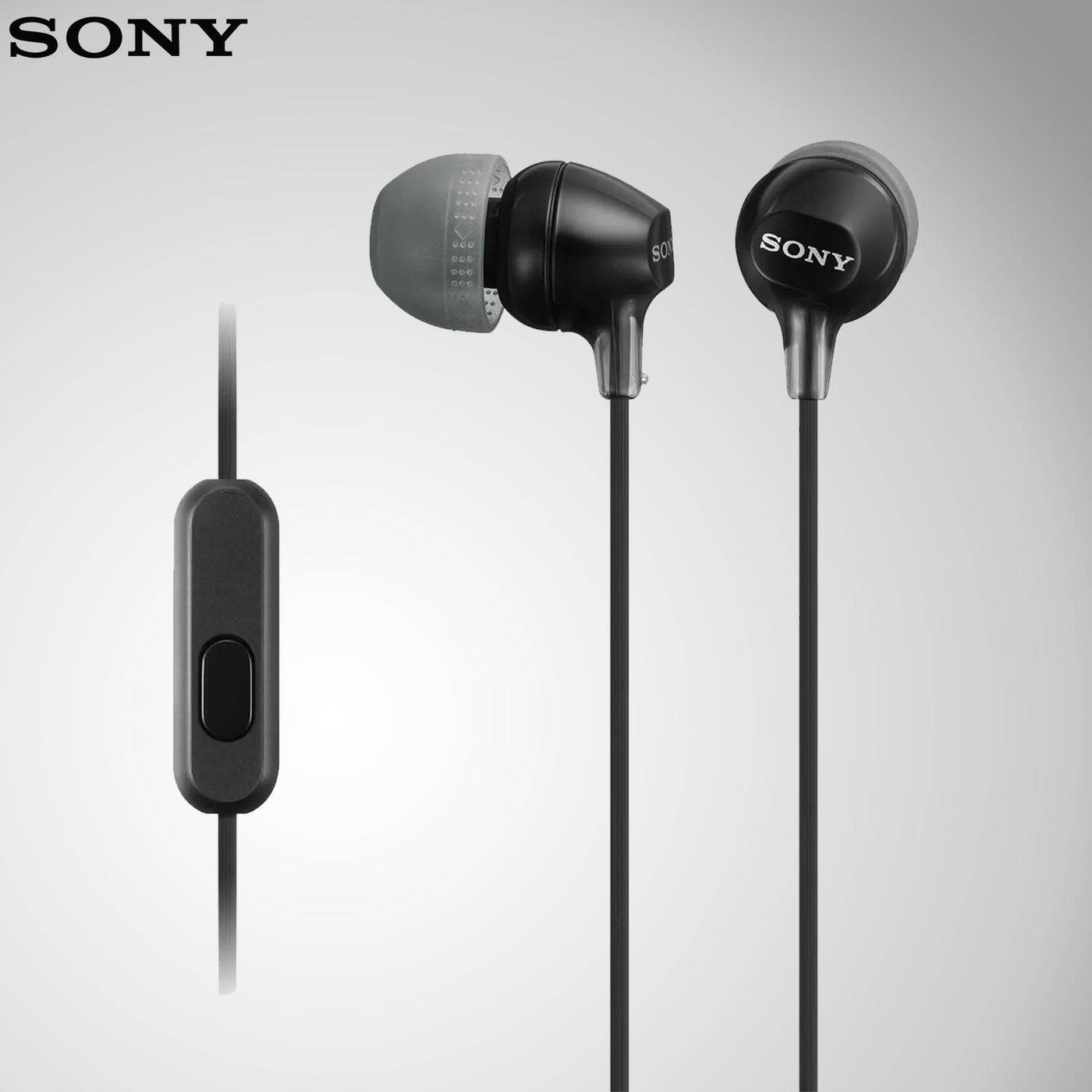 Auriculares estéreo originales Sony MDR-EX15AP con micrófono - para Android/Apple/Rim/Windows